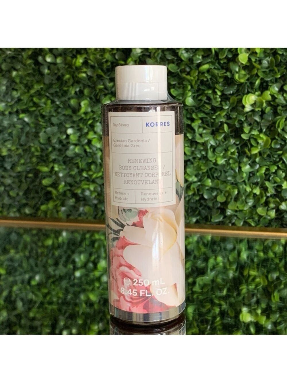 Korres GRECIAN GARDENIA Renewing Body Cleanser | NEW | Shower Gel Body Wash